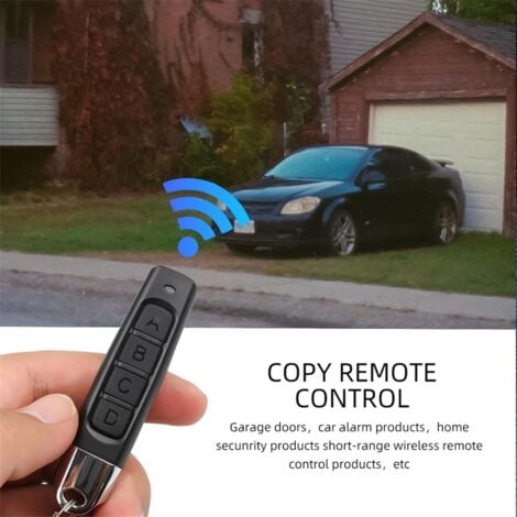 4-In-1 Remote Control Duplicator for Cars,433mhz Copy Controller,Cloning Key Fob Garage,Door Universal