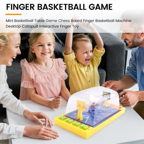 Mini Basketball Table Game Chess Board Finger Machine Desktop Catapult ...