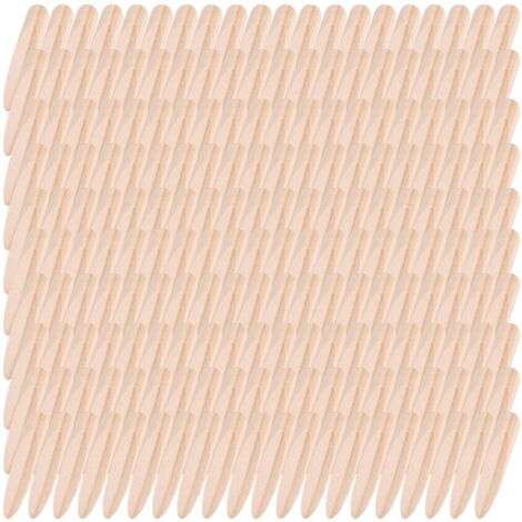 200 Packs Pocket Hole Plugs Solid Wood Dowels Jig Paint Grade Hardware Wooden Filler