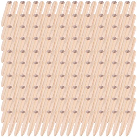 200 Packs Pocket Hole Plugs Solid Wood Dowels Jig Paint Grade Hardware Wooden Filler