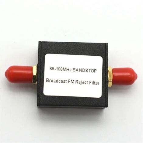New Broadcast FM 88-108M SDR Band Stop Filter for Receiver Clean RX Noise Reduction Aluminum Version