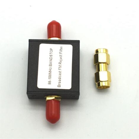 New Broadcast FM 88-108M SDR Band Stop Filter for Receiver Clean RX Noise Reduction Aluminum Version