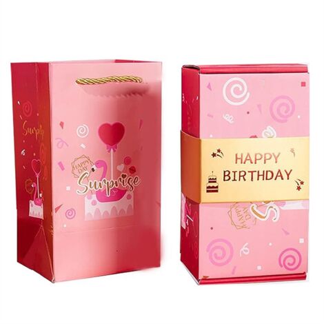Exploding Gift Box Money Up Surprise Birthday Prank Box, Roll For Cash ...
