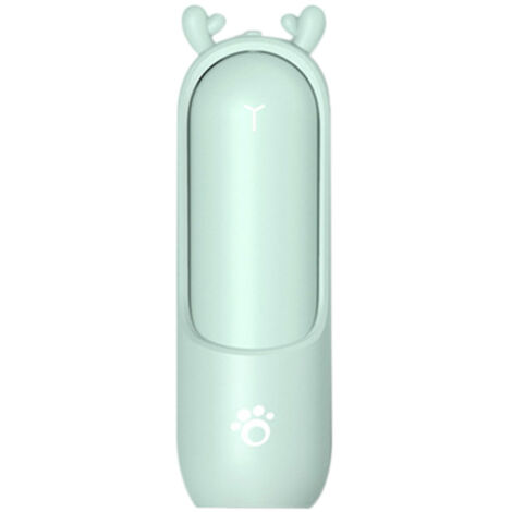 Mini Fan Spray Moisturizing Face Cooling Air Fan USB Charging Desktop Handheld Fan(Green Deer)