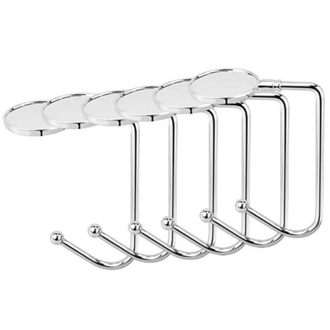 6 Pcs Christmas Stocking Holders Mantel Hooks Hanger Christmas Stocking Clips Safety Grip for Christmas Party Decoration