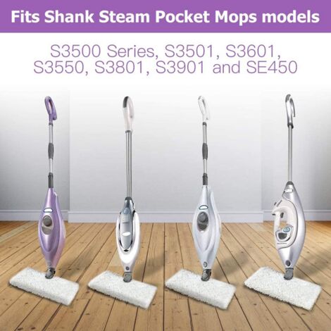 4 PCS Replacement Steam Mop Pads for Shark Steam Mop Pads Compatible with S3500 Series S3550 S3901 S3601 S3501