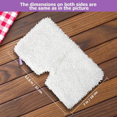 4 PCS Replacement Steam Mop Pads for Shark Steam Mop Pads Compatible with S3500 Series S3550 S3901 S3601 S3501
