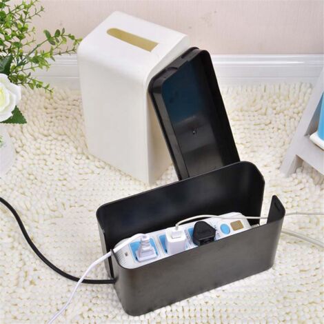 Cable Management Box,Cord Organizer Box for Home&Office System to Cover and Hide-Power Strips-Cords,Surge Protector B