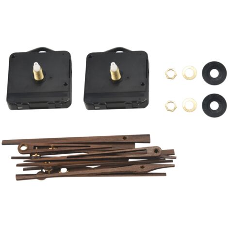 2Pcs Long Shaft Quartz Clock Motor Kit Movement Mechanism with 12 Inch ...