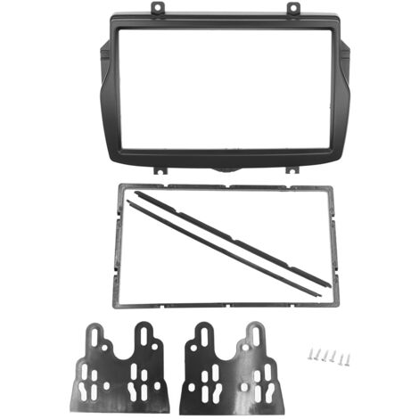 Car Radio Fascia Trim Kit, 178X100 Mm 2 Din DVD Frame Install Kit For ...