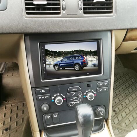 2Din Car Stereo Radio Fascia for Volvo XC90 2002+ Dashboard Video DVD Player Panel Frame Mounting Trim Adaptor Bezel