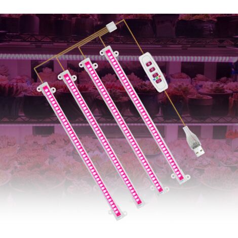 Sunlight Plant Grow Light Full Spectrum LED Grow Light Strips 5V ...