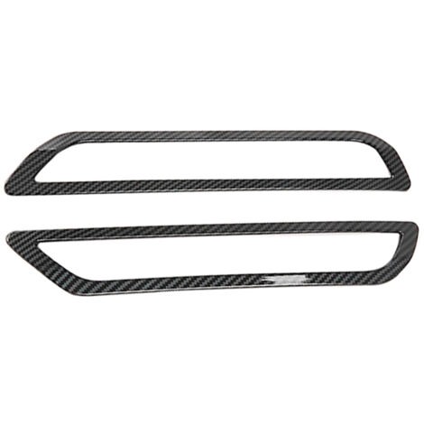 Carbon Fiber Rear Fog Light Strip Cover Trim For Honda Civic Hatchback 2016-2021