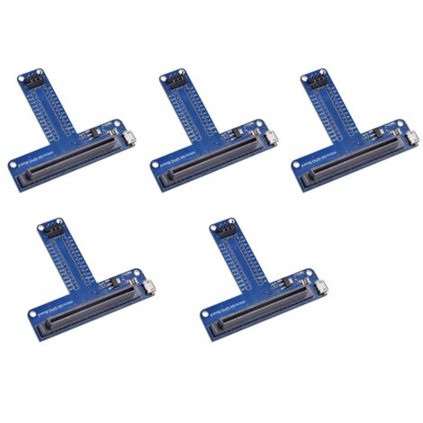 5X T-Type Expansion Adapter for Microbit Breadboard Python Graphical ...