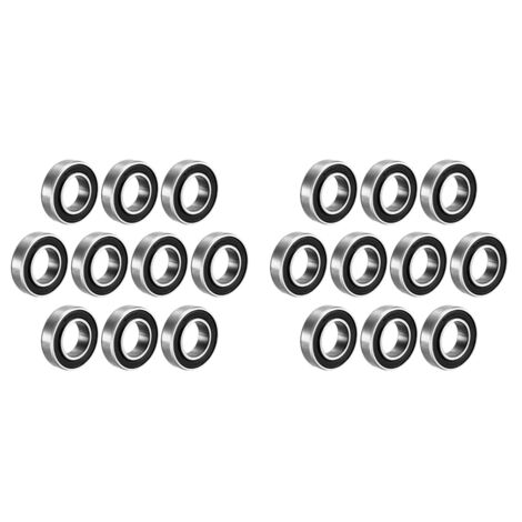 4 pezzi 6902-2RS cuscinetto a sfere a gola profonda 15 mm x 28 mm x 7 mm in a