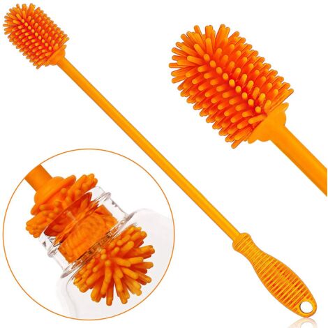 Bottle Brush  Bottle Cleaner for your Hydro Flask, Sports Bottle, Vase and Glassware,Water Bottle Cleaning Brush for Washing Narrow Neck Containers12.5”1pcs X2 I326099