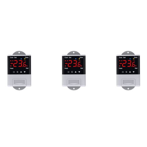 Image showcasing 3X Wireless Wifi Temperature Controller Thermostat AC110-220V DTC1201 ...