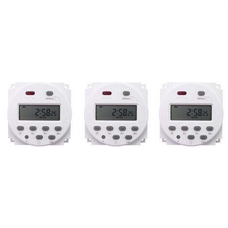 New LCD Digital Control Power Programmable Timer DC 12V 16A Time Relay ...