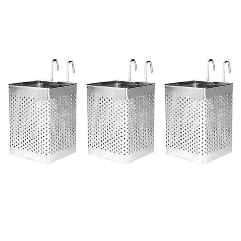 304 Stainless Steel Chopsticks Holder Hollow Holder Pillow Spoon Holder