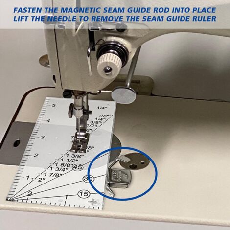 4 Pcs Seam Guide Ruler Set Include 2 Quilting Seam Guide Ruler and 2 ...