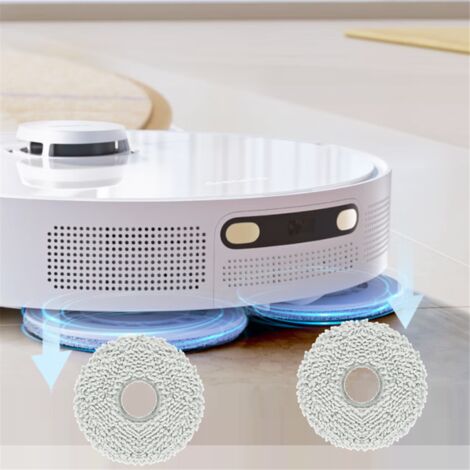 12PCS Washable Mop Cloth for Xiaomi Mijia M30 Pro / C107 Robot Vacuum Cleaner Mop Rag Replacement Accessories Parts