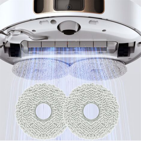 12PCS Washable Mop Cloth for Xiaomi Mijia M30 Pro / C107 Robot Vacuum Cleaner Mop Rag Replacement Accessories Parts