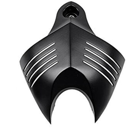 black-twin-horn-cover-v-shield-cowbell-set-for-1992-2014-harley-dyna