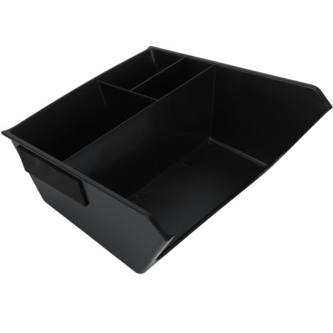 Car Center Console Handrail Armrest Storage Box ABS Black