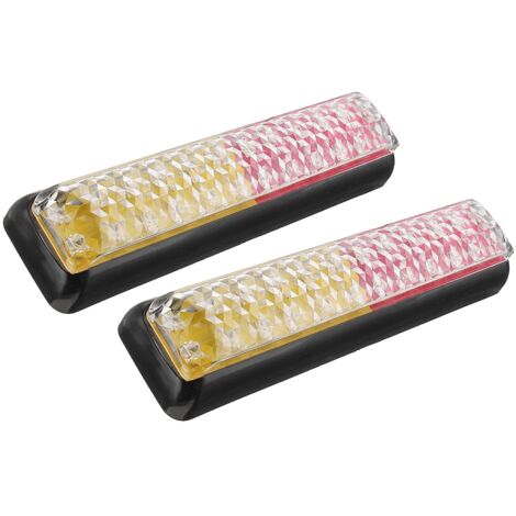 2X Red LED Motorcycle Reflector Rear Tail Brake Stop Light Marker Lamp ATV Truck 2X Red LED Motorcycle Reflector Rear Tail Brake Stop Light Marker Lamp ATV Truck