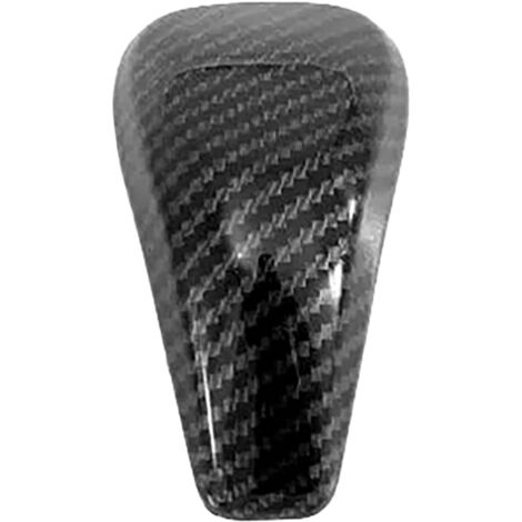 SHINEKA Carbon Fiber Grain Gear Shift Knob Cover For Dodge Charger/Challenger 2015+ & Durango 2018+ – 1-Piece, ABS