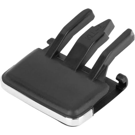 4-Pack Universal Front Center A/C Vent Tab Clips – Fits Most Cars, Black POM