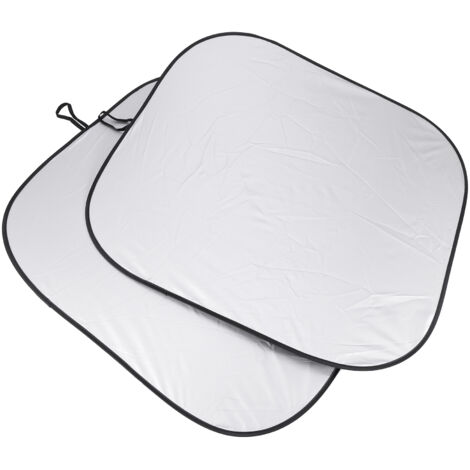 thumbnail interactive-video image 1 of Foldable Car Sun Shade – 59x33.5 Inch Front Windshield Protector – UV Block With Fun 2 Dogs Pattern 1 of 3