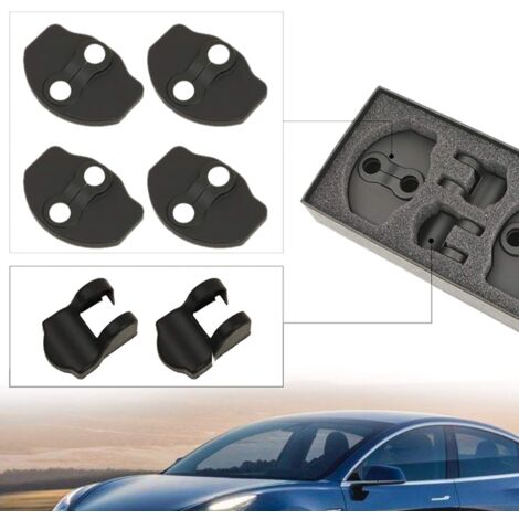Car Door Lock Protector Cover, Rustproof Latches Cover Door Stopper CoversFor Tesla Model 3