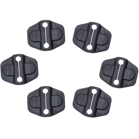 Door Lock Decoration Cover For Jeep Wrangler JL 2018 2019 Door Lock Cover Sticker Auto Parts Accessories Black ,6PCS(4 Door)