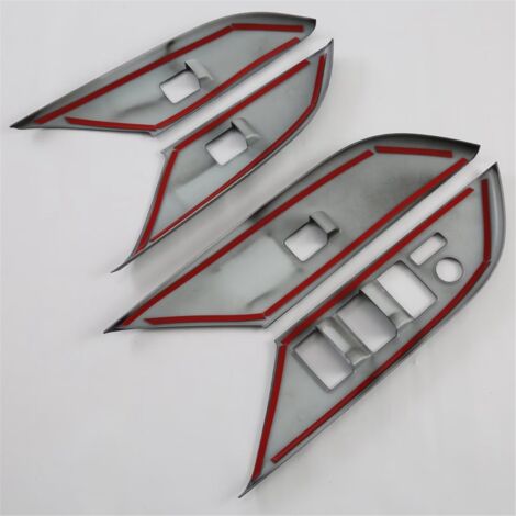 ABS Carbon Fiber Look Interior Trim Set – For 2024 Toyota Grand Highlander, 8+ Pieces, Gloss Black Weave