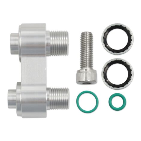 AC Compressor Adapter for R4 Fitting CNC Aluminum Rebuild Billet Straight