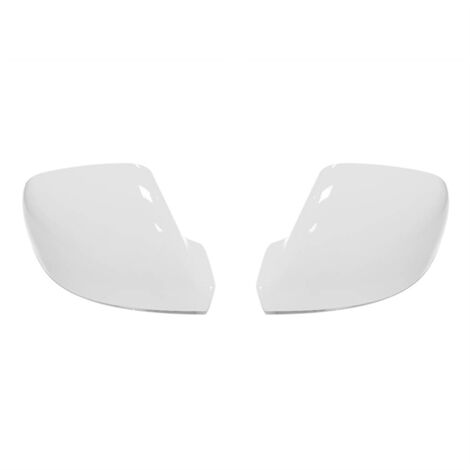 Coques Rétroviseur Voiture Pour VW Pour Transporter T5 T5.1 2010-2015 T6 2016-2019 Capuchon Rétroviseur Latéral Garniture Blanche Brillante Couvercle De Rétroviseur Cache Rétroviseur(Blanc Gauche