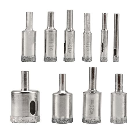 Diamond Drill Bits Set For Glass, Ceramic, Tile, Porcelain – Hole Saw Cutting Tool