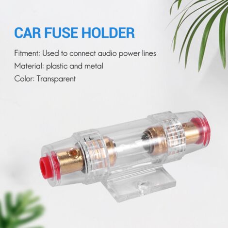 Car Stereo 8 Gauge Support Fuse Holder and 60 Amp Audio Cable