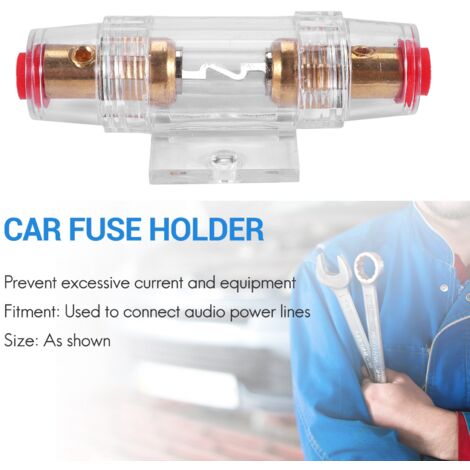 Car Stereo 8 Gauge Support Fuse Holder and 60 Amp Audio Cable