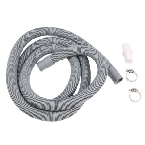 Drain Hose 1.5 M, Waste Water Hose, Plastic Dishwasher Hose, Washing