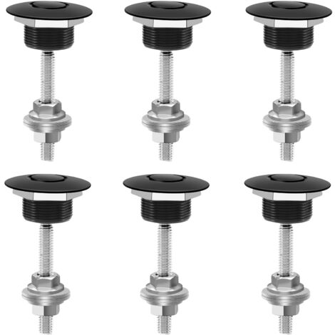 4X Push Button Quick Release Car Hood Bonnet Latch Pin Lock Bumper Clip ...