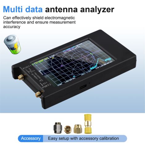 Analyseur De Réseau Vectoriel (VNA) LiteVNA 64 - Plage 50KHz à 6.3GHz - Pour Antennes, RF - Neuf - Origine Chine
