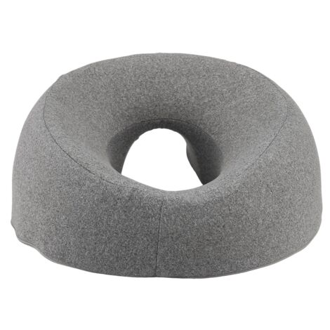 HoldOneLight Cuscino Face Down Per Dormire E Massaggi, Con Memory Foam Triturato E Supporto Per Il Petto, Grigio