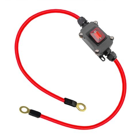 DC12V Inline Wire Switch DC12-24V DPST Dual Side Wiring 25A
