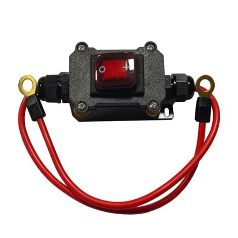 DC12V Inline Wire Switch DC12-24V DPST Dual Side Wiring 25A