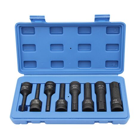 1/2 Inch Drive Master Impact Hex Bit Set, Driver,1/2 Socket Set ...