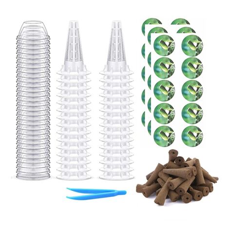121 Pcs Seed Pods Kit, Hydroponics Garden Accessories For Hydroponic