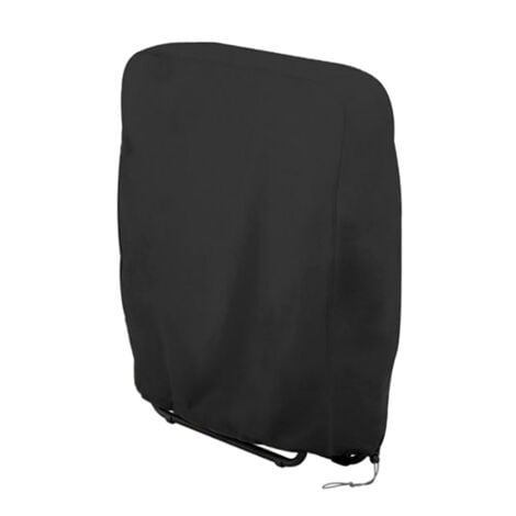 Outdoor Folding Chair Cover Waterproof Dustproof Lawn Patio Furniture Covers 32.3 x 36.6Inch Black