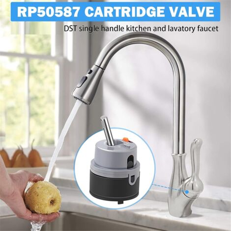 Single Handle Valve Cartridge RP50587 – Replacement For Delta Kitchen & Bathroom Faucets, 36mm - View #14